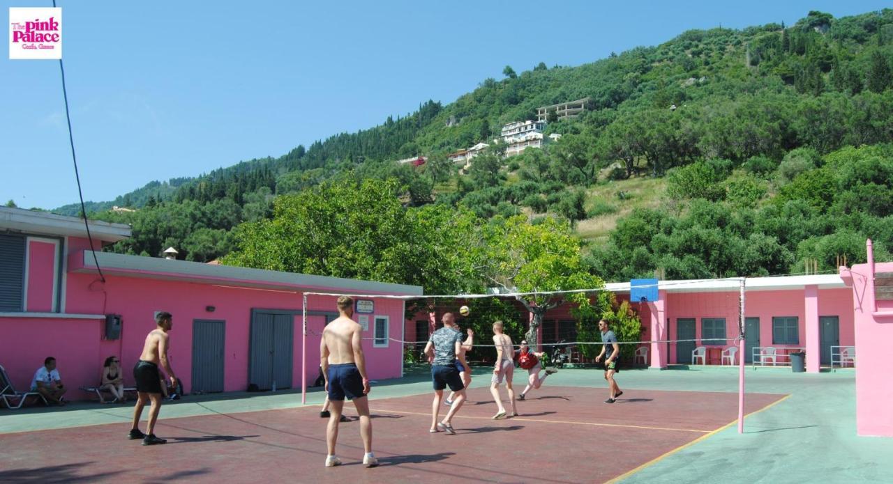 The Pink Palace Hostel Агиос-Гордиос Экстерьер фото